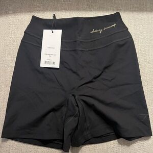 Gymshark x Whitney Simmons Black High Rise Shorts size small